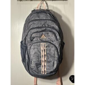 Adidas Load Spring Gray Pink Laptop Pockets Backpack Pre-owned Big Size